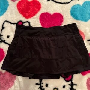 Lululemon Black Pace Rival Skirt